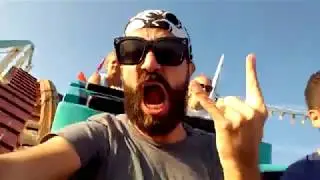 #RockandRollercoaster I dropped my phone on the roller coaster. And I was lucky!