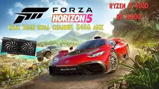 RYZEN 3 4100 + RX 6600 FORZA HORIZON 5
