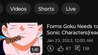 Where is Forms Goku Needs to beat Sonic Characters?(read the pinned comment)