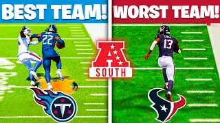 Winning An Online Game With EVERY AFC South Team In Madden 23!