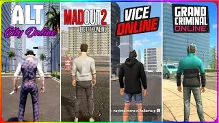 MadOut2 Big City Online vs Grand Criminal Online vs Vice Online vs Alt City Online [ Comparison ]