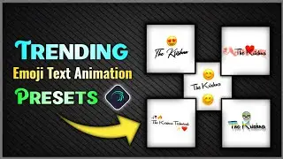 Emoji text alight motion | Alight motion text presets