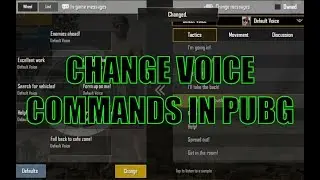 How To Get More Voice Commands In PUBG Mobile | Quick Chat Commands