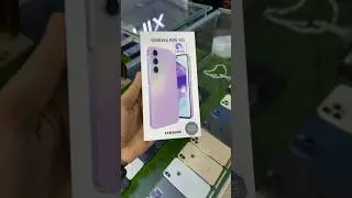 Samsung Galaxy A55 Awesome Lilac Colour Unboxing First Look #shots #samsunggalaxy #samsungsmartphone