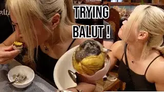 Trying BALUT for the first time (fertilized duck egg! )