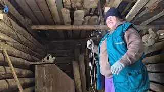 rural life of a woman in the village