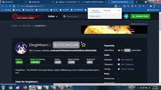 🧑‍🏭DogMoon💰Airdrop Nhận 5.000.000.000 $DogMoon Tokens mạng BSC💎