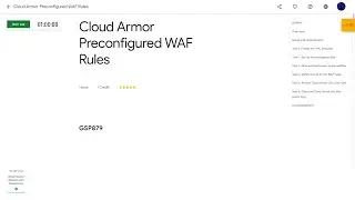 Qwiklabs | Cloud Armor Preconfigured WAF Rules [GSP879]