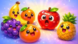 Fruit Names for Kids 🍎 | Fruits Name in English | First Words & Fun Learning