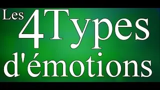 Les 4 types d'émotions