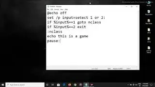 Create program called decision making program? |  In NOTEPAD #code #notepads