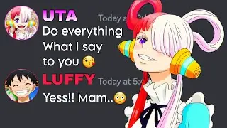 Luffy became Uta Servant | One Piece discord server