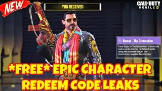 *FREE* EPIC CHARACTER REDEEM CODE COD MOBILE | GET FREE REDEEM CODE IN COD MOBILE | CODM S14 Leaks