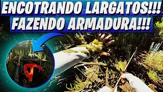 como FAZER ARMADURA de PELE de LARGATO em THE FOREST!!!