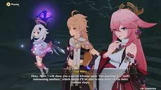 Genshin Impact Story Quest: Yae Miko I (Korean Dub Part 2)