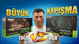 BEKLENEN BÜYÜK KAPIŞMA | RTX 4060 Ti 16GB vs RTX 4060 Ti 8GB (VRAM GERÇEĞİ 🔴)