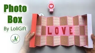 Photo box tutorial - Cách làm hộp đựng ảnh siêu cute