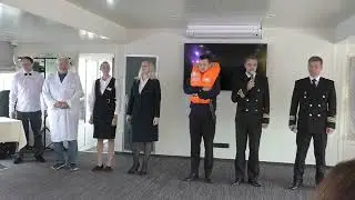 Приветствие капитана теплохода 