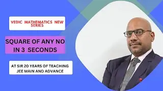 Square of any no in 3 seconds ( VEDIC MATHEMATICS NEW SERIES )