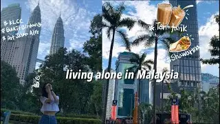 Eng) Korean living in Malaysia l Teh tarik l Try Shawarma l Jalan Alor Street Art l Petronas Towers