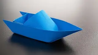 How to make a Paper Speed Boat that Floats - NEW VERSION!
