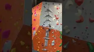 45ft indoor crack climb 😳