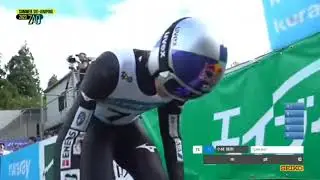 Ryōyū Kobayashi - 102,5 m (Zaō HS102, 18.08.2023) | 1st round, 1st place