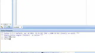 Using Pyscripter and IDLE with the Python Turtle Module