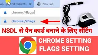 flags setting | Chrome setting | NSDL se PAN card banane ke liye Chrome setting | local host setting