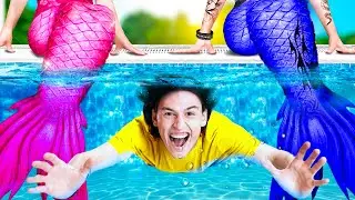 24 HOURS AS A MERMAID! Magic Love Story by FUN2U