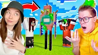 Я затроллила друга СЛОМАННЫМ модом в МАЙНКРАФТ! СУПЕР МОБЫ в Minecraft 