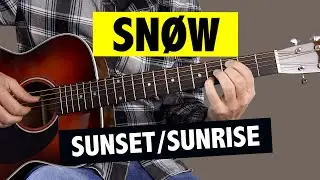 Snøw - Sunset/Sunrise // Easy Guitar Tutorial (+TAB)