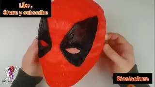 [3D pen] How to make Deadpool Mask using 3D Pen