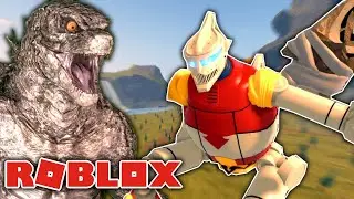 Godzilla Plays as Jet Jaguar in Kaiju Universe!