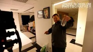 Fotograf André Nordblom flyttar in i fotostudio - timelapse