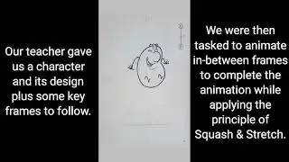 Squash & Stretch Test Animation | Traditional Animation