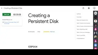 Creating a Persistent Disk | Google Cloud Arcade Facilitator Program 2023 