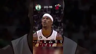 Boston Celtics unbelievable Tip in to win  ECF Game 6. #jimmy #derrickwhite #miami #celtics  #nba