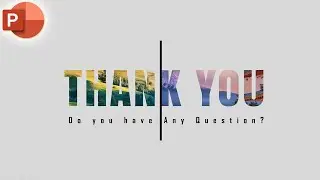 Motion Change Animated Thank you  Slide In PowerPoint