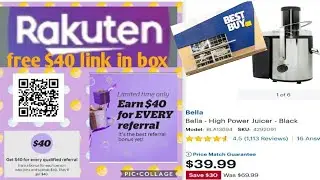 FREE juicer Best Buy & Rakuten Black Friday online $40
