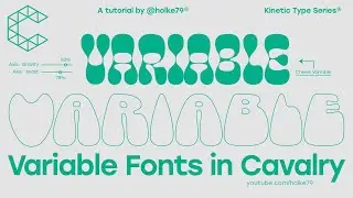 KTS® - Animating Variable Fonts in Cavalry