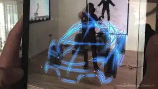 Virtual Reality Seen Through Augmented Reality, Test