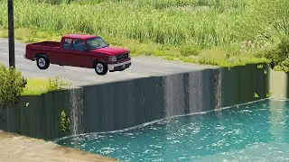 Cars vs Square Pit #2: BeamNG Drive - CHILL