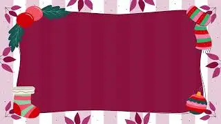 🎄❄️ Christmas Xmas Backgrounds HA012 Border 3 of 3 🎅🦌