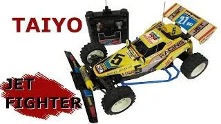 VINTAGE RC CAR TAIYO JET FIGHTER BUGGY PIERWSZA JAZDA