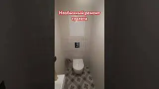 Необычный ремонт туалета. #ремонттуалета #ремонтквартир