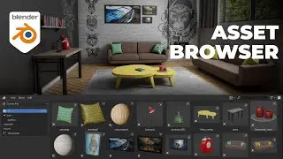 Asset Browser | Blender 3.0 | Tutorial 3D Aula Português