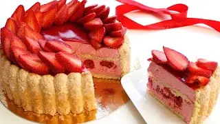 RECETTE CHARLOTTE AUX FRAISES (MOUSSE AUX FRAISES )