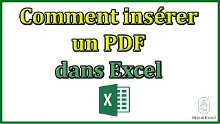Comment insérer un PDF dans Excel