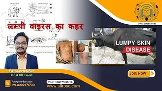 Lumpy skin disease का मानव पर प्रभाव। Lumpy Skin Disease in human। By All RPSC Exam
